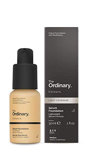 Sistema de suspensión The Ordinary Serum Foundation, de pigmentos ligeros, 30 ml, con cobertura moderada