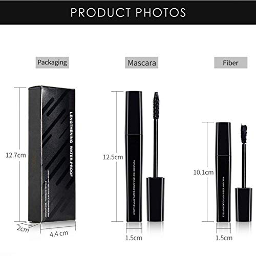 Sistema Del Rimel De La Pestaña De La Fibra De 3D, Rimel Voluminizador Impermeable De La Extensión De Las PestañAs, Rotekt