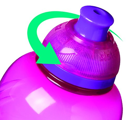 Sistema Hydrate Twist 'n' Sip - Botella de plastico, Rosa, 460 ml, 1 unidad