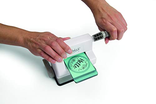 Sizzix Sidekick Starter Kit 661770 Máquina de Troquelado Manual portátil para Manualidades, álbumes de Recortes y Tarjetas, Apertura de 6,35 cm, Multicolor, 19.7 x 8.9 x 12.1 cm