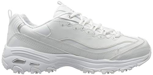 Skechers D'lites-Fresh Start, Zapatillas para Mujer, Blanco, 42 EU