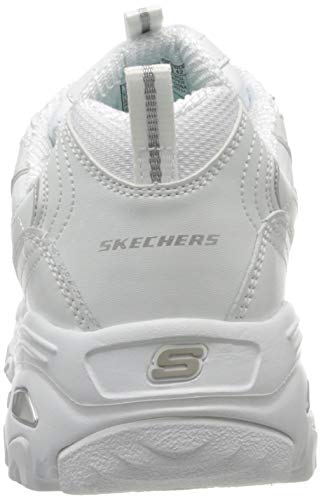 Skechers D'lites-Fresh Start, Zapatillas para Mujer, Blanco, 42 EU