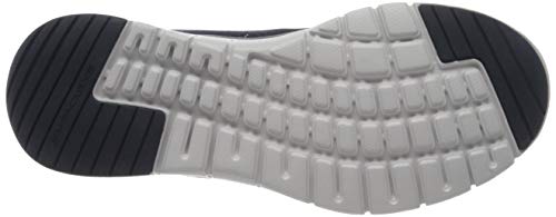Skechers Flex Advantage 3.0, Zapatillas para Hombre, Azul (Navy Mesh/Red Trim Nvrd), 46 EU