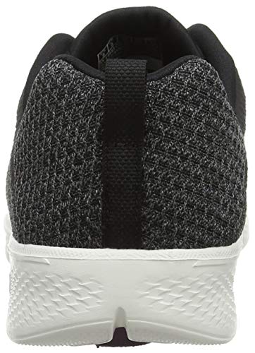 Skechers Go Walk 4-Desire, Zapatillas para Mujer, Negro (Black Purple Bkpr), 38 EU