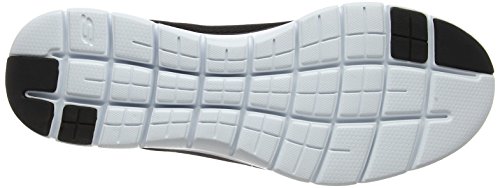 Skechers Men's 52125 Trainers, Black (Black/White), 8 UK