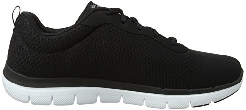 Skechers Men's 52125 Trainers, Black (Black/White), 8 UK