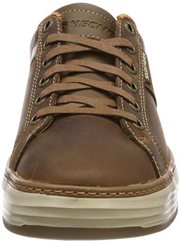 Skechers Moreno-Winsor M, Zapatillas para Hombre, Marrón (Dark Brown CDB), 42.5 EU