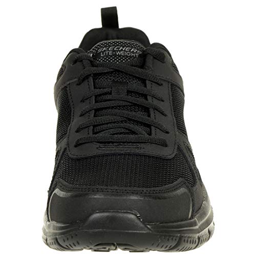 Skechers Track-scloric 52631-bbk, Zapatillas para Hombre, Negro (Black 52631/Bbk), 45 EU