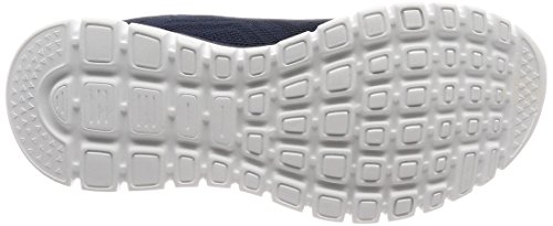 Skechers Women 12615 Low-Top Trainers, Blue (Navy Mesh/Hot Pink Trim Nvhp), 4 UK (37 EU)