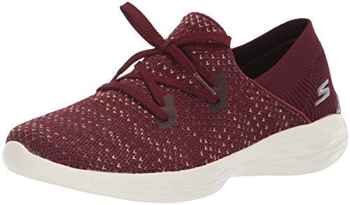 Skechers You-Prominence, Zapatillas sin Cordones para Mujer, Rojo (Burgundy Burgundy), 37 EU