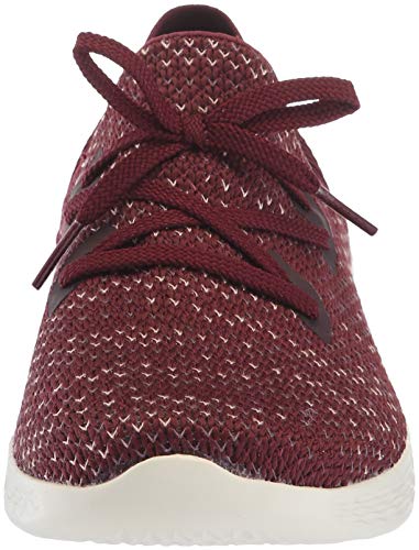 Skechers You-Prominence, Zapatillas sin Cordones para Mujer, Rojo (Burgundy Burgundy), 37 EU
