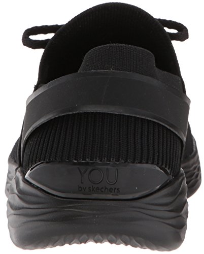Skechers You-Spirit, Zapatillas sin Cordones para Mujer, Negro (Black BBK), 37 EU