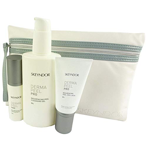 Skeyndor Kit Dermapeel Pro Emulsion Skin Care Cleaning Gift Set + Bag