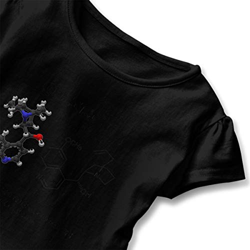 Skilltory Quinine Antimalarial Drug of Choice Until 1940s Children's Short Sleeve T Unisex Baby's Climbing Clothes Bodysuits Romper Short Sleeved Light Onesies Black 5/6t