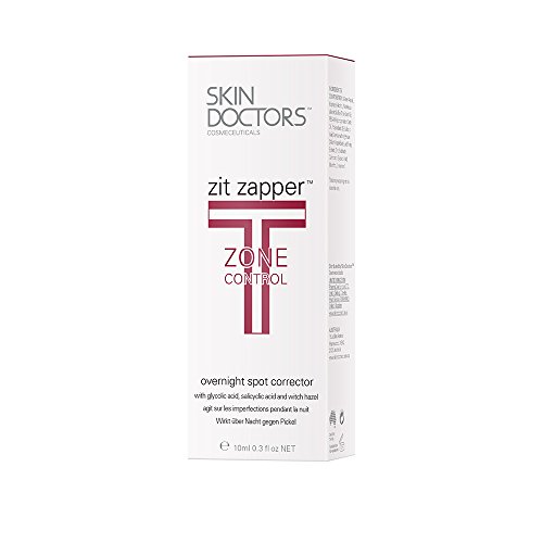 Skin Doctors Zit Zapper | Con ácido glicólico | Ácido salicílico | Ayuda a limpiar los poros infectados | 10 ml