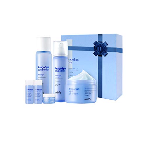 SKIN79 Aragospa Aqua Skincare 3 Set, Set de Hidratación Facial