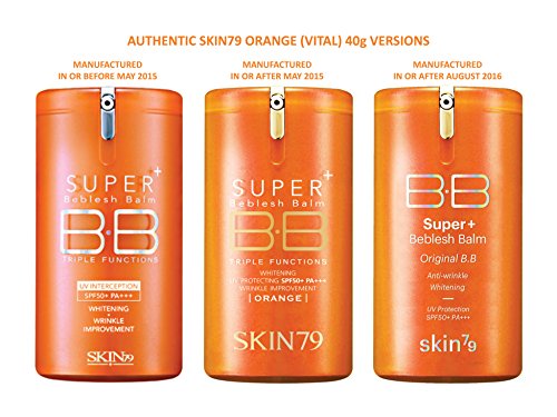 SKIN79 SUPER+ BEBLESH BALM B.B CREAM 40g SPF50 (Orange) by SKIN79