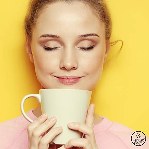 Skinny Coffee, Café Instantáneo Control del Peso Programa de 28 días - Café Árabe, Granos Café Verde, Ginseng, Chlorella, Polvo Matcha y L-Carnitina, Café Quemagrasas Para Adelgazar, Vegano