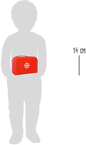 small foot company-Display Estuche para Doctor Small Foot con Contenido Certificado FSC, Robusto Dispositivo de Madera Juguetes, Multicolor by Legler 11183