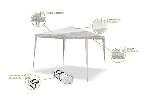 SmartSun Carpa Javea Blanca 3x3m Playa, Campo