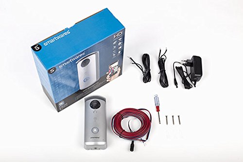 Smartwares VD40W - Video portero Wifi con app gratuita. Resolución HD, 720p