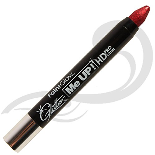 Smiffy's- Glitter Corporal Y Facil En Stick - Red, Color rojo, M (46159)