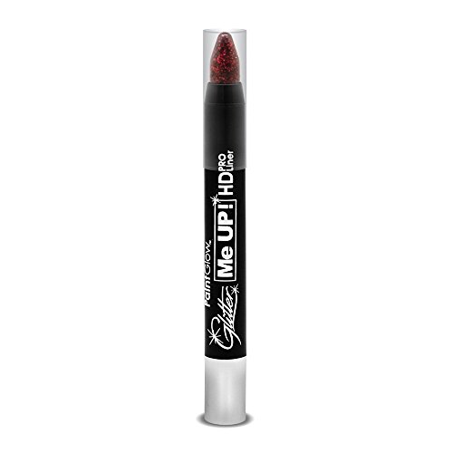 Smiffy's- Glitter Corporal Y Facil En Stick - Red, Color rojo, M (46159)