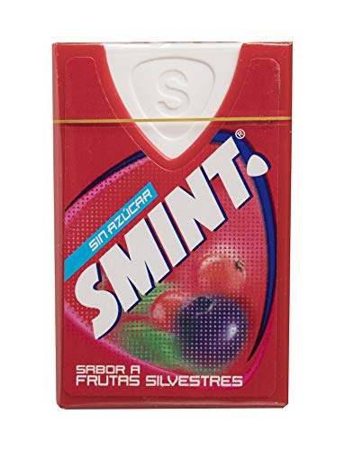 Smint Tabs Frutas Silvestres, Caramelo Comprimido sin Azúcar - 12 unidades de 8 gr. (Total 96 gr.)