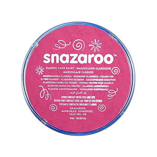 Snazaroo- Pintura facial y Corporal, 18 ml, Color rosa fucsia, 18ml (Colart 18599)