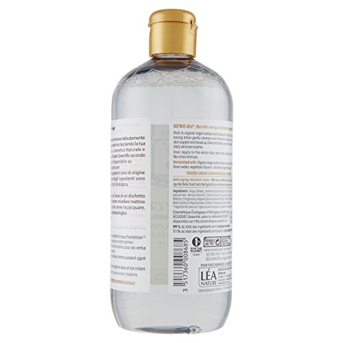 SO'BiO ETIC Precious argán micelar Anti-Edad, 500 ml
