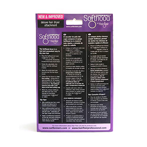 Softhood secador de pelo del capo campana el apego