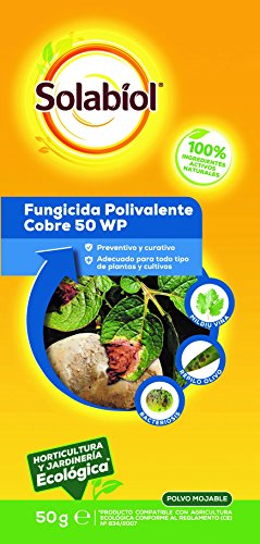 Solabiol Fungicida polivalente, Cobre Huerta, Amarillo, 50 g