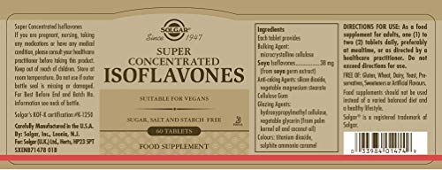 Solgar Super Concentrado de Isoflavonas Comprimidos - Envase de 60