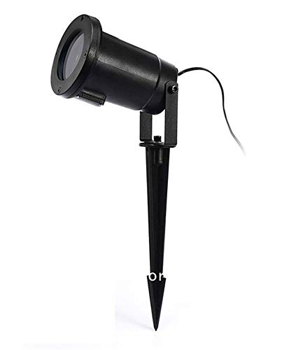 Solo 1 pieza Proyector de estrella móvil Luz de proyector impermeable blanca suave para fiesta de bodas decorativa estacional de San Valentín (blanco cálido)