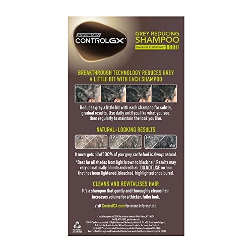 Sólo para hombres Control GX Champú 5 oz gris reducir (147ml)