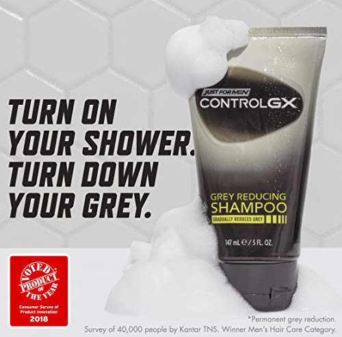 Sólo para hombres Control GX Champú 5 oz gris reducir (147ml)