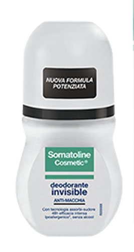Somatoline Cosmetic Desodorante invisible Roll-On antimanchas larga duración 50 ml