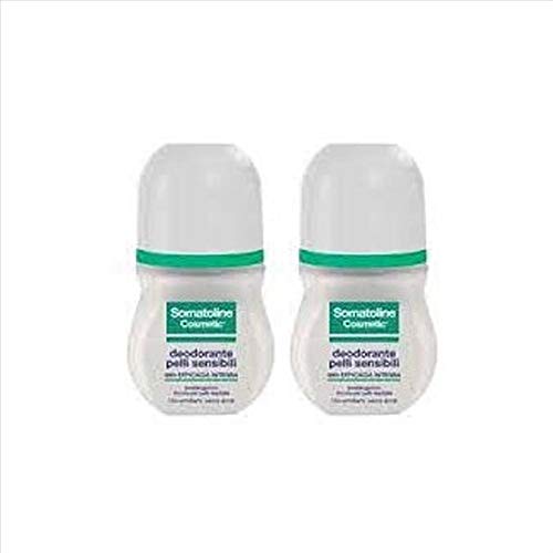 Somatoline Deodorante Roll-On Pelli Sensibili, 2x50ml