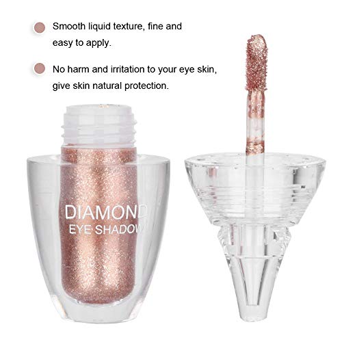 Sombra De Ojos Líquida Colorida Sombra De Ojos Nacarado Brillante Fácil De Colorear Impermeable Y Resistente Al Sudor De Larga Duración Cosméticos para Los Ojos