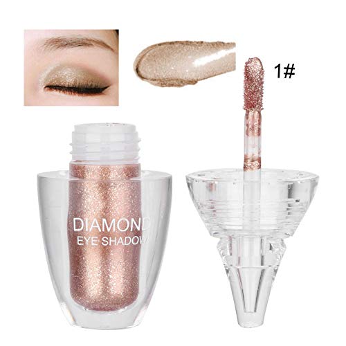 Sombra De Ojos Líquida Colorida Sombra De Ojos Nacarado Brillante Fácil De Colorear Impermeable Y Resistente Al Sudor De Larga Duración Cosméticos para Los Ojos