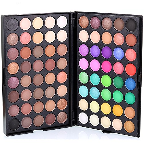 Sombras de Ojos, TOFAR 80 colores paleta de sombra de ojos Profesional eyeshadow palette Paleta de Maquillaje Cosmética con Color Cálido y Frío