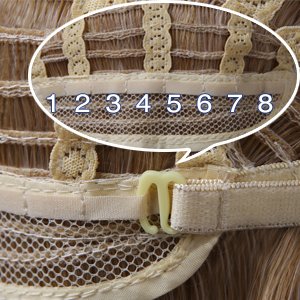 SONGMICS Peluca Larga Ondulada Cabello sintético Mujer De Moda para Disfraz Carnaval Color Rubio WFF046