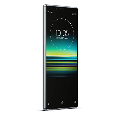 Sony Xperia 1 - Smartphone de 6,5" 4K HDR OLED 21:9 (SD 855, 6 GB de RAM, 128 GB de memoria interna, triple cámara de 12+12+12 MP, Android O, Dual Sim), Color Gris [Versión española] + Micro SD 64GB
