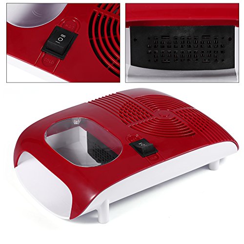 Soplador de secador de esmalte de uñas de aire caliente / frío con ventilador Herramientas de manicura para esmalte de gel de secado de uñas
