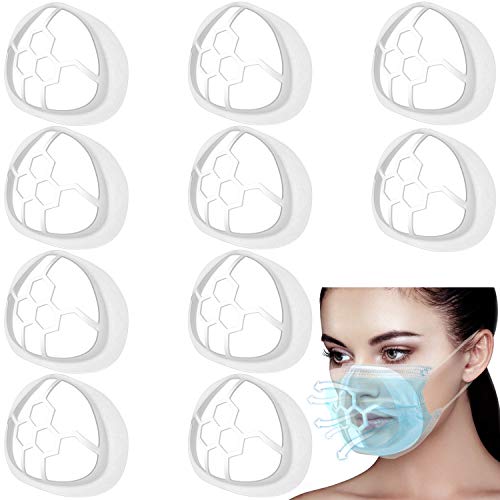 Soporte 3D Soporte de Protección de Lápiz Labial 3D Prevenir Eliminación de Maquillaje Mejora Espacio de Respiración Ayuda a Respirar Suavemente para Niños Correr Verano (10)