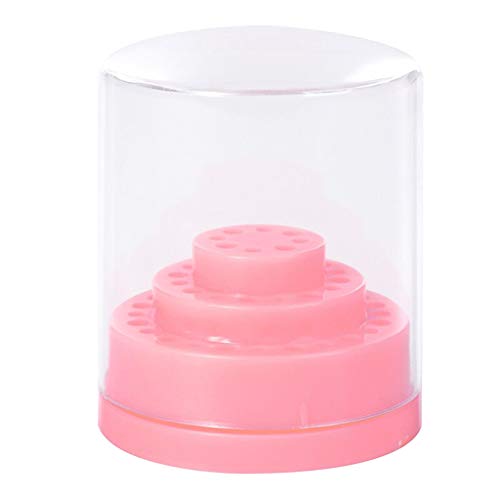 Soporte de Exhibición de Plástico Mini para Manicura Pedicura con 48 Hoyas Accesorios de Organización