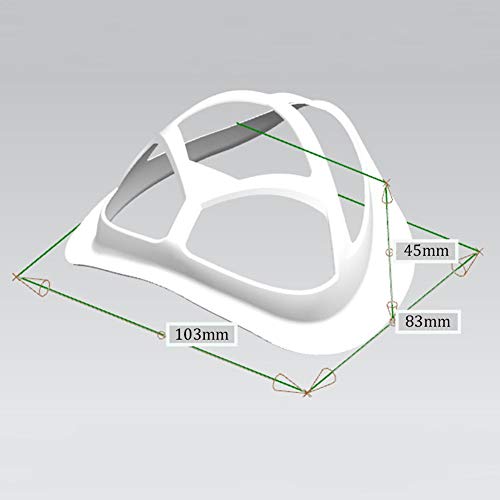 Soporte Protector De Lápiz Labial 3D, Juego De 5, Cómodo Marco De Soporte Interior De Plástico Para La Cara, Protector De Maquillaje Reutilizable, Crea Más Espacio Para Respirar Para Niños, Adultos