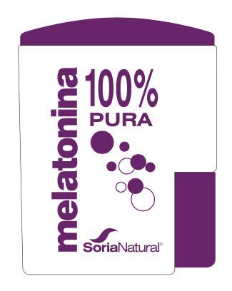 Soria Natural - Melatonina - Complemento alimenticio - Regulacion del sueño, insomnio - 90 comprimidos - Jet-lag - Antiedad