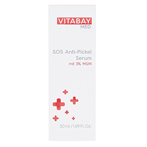 SOS Suero anti espinillas 50ml - Vitamina B3, MSM y ácido salicílico - contra el acné & impurezas