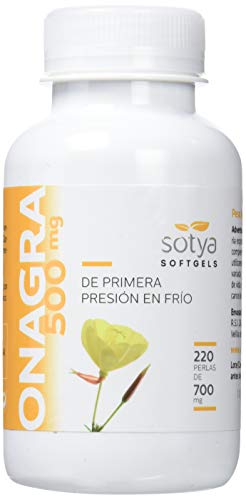 Sotya Softgels, Onagra, 220 Perlas, 700 mg